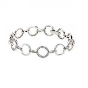 【送料無料】ブレスレット　アクセサリ―　スターリングシルバーデザイナーブレスレットレディースsterling silver designer ladys bracelet 925 womens classy fancy elegant gift