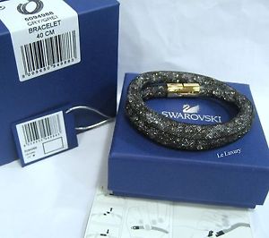 【送料無料】ブレスレット　アクセサリ―　スワロフスキー3dmultiダブルブレスレットm5094988swarovski 3d stardust light multi double bracelet, m crystal authentic 5094988
