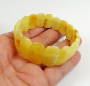 【送料無料】ブレスレット　アクセサリ―　グラムバルトストレッチブレスレットamazing 1775 grams yellow white natural genuine baltic amber stretch bracelet