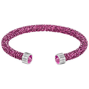 【貨物輸送無料】腕輪 佩び物― swarovski 5292439 crystaldust折り返しサクラ色 100authenticswarovski 5292439 crystaldust cuff, pink small  100 authentic