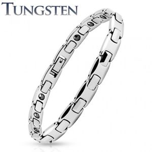 【貨物輸送無料】腕輪 付属品― ウォルフラムmens繋がりhtungsten mens bracelet end links h