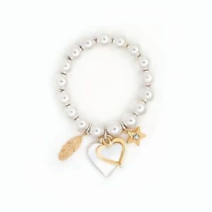 【貨物輸送無料】腕輪 佩び物― ボールサレ bibi  bibi bijoux gold chunky ball beaded bracelet