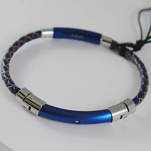 【貨物輸送無料】腕輪 佩び物― メンズブレスレットスチールmens bracelet steel and leather semirigid cesare paciotti 4us 4ubr1536