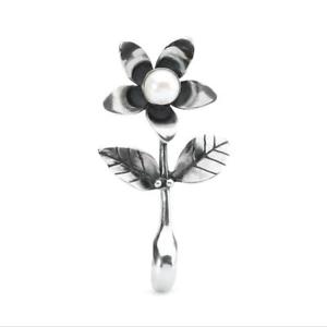 【送料無料】ブレスレット　アクセサリ―　フラワーパールストップtrollbeads stop flower pearl small silver tagbe 00228