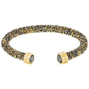 【貨物輸送無料】腕輪 佩び物― スワロフスキーカフマルチカラーゴールドメッキswarovski 5348101 crystaldust cuff, multicolored, gold plating nib authentic