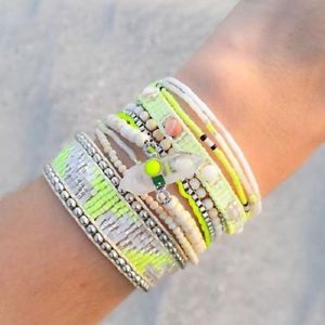 【送料無料】ブレスレット　アクセサリ―　ブラジルマルチロー※リモンサイズ listingbracelet brazilian multirow * hipanema * modele limonsize l 19cm 18,186円