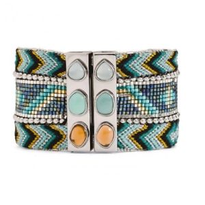 【送料無料】ブレスレット　アクセサリ―　ブレスレットカルメンサイズ listingcuff bracelet * hipanema * modele carmensize l 18 cm 18,965円
