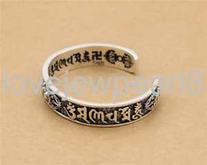 【送料無料】ブレスレット　アクセサリ―　スターリングシルバーレトロマントラシンボルファッションブレスレットpure s925 sterling silver retro vajra mantra symbols fashion mans bracelet