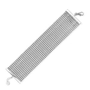 【送料無料】ブレスレット　アクセサリ―　ブレスレットfine silver plated perline 36mm bracelet