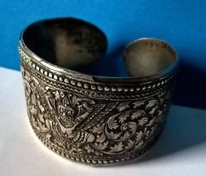【送料無料】ブレスレット アクセサリ― アンティークシルバーブレスレットantique silver bracelet chinese repelled