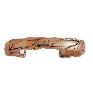 【送料無料】ブレスレット　アクセサリ―　セルジオブレスレットゴルフcopper sage sergio lub solid copper pain magnetic bracelet golf