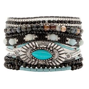 【送料無料】ブレスレット　アクセサリ―　ブレスレットブラジルマルチローサイズbracelet brazilian multirow * hipanema * meteorsize m17 cm