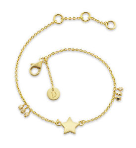 【送料無料】ブレスレット　アクセサリ―　デイジーロンドンカルマブレスレットdaisy london 18ct gold plated little star good karma bracelet