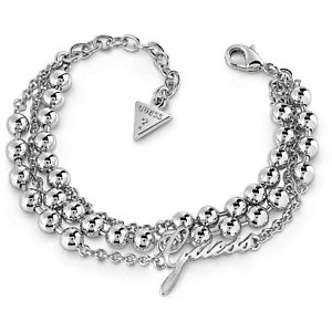【送料無料】ブレスレット　アクセサリ―　カラーブレスレットシルバーコレクションguess ubb85088s bracelet in colour silver collection