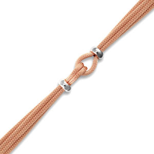 【貨物輸送無料】腕輪 佩び物― ローズスターリングブレスレットrose coated sterling silver hoop bracelet