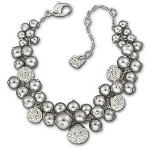 【送料無料】ブレスレット アクセサリ― スワロフスキーブレスレットauthentic swan signed swarovski rumor bracelet 1121125