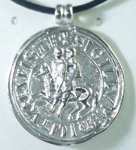 【送料無料】ブレスレット　アクセサリ―　メダイヨンシールシルバースターリングシルバーナイトメダルmedallion seal templar silver 925 sterling silver knight templar medal