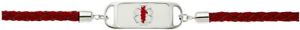 【送料無料】ブレスレット　アクセサリ―　スターリングシルバーインチブレスレット 0925 sterling silver 85 inch engravable medical alert id bracelet