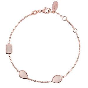 【送料無料】ブレスレット　アクセサリ―　ピンクローズゴールドクォーツマルチブレスレットlatelita pink rose gold quartz multi gemstone bracelet 925 silver rosegold 20,866円