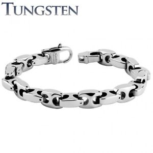 【送料無料】ブレスレット　アクセサリ―　ブレスレットタングステンリンクアンカーman bracelet tungsten links anchor