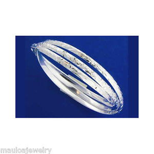 【送料無料】ブレスレット アクセサリ― アルジェントプルメリアマイレargento 925 3 in 1 hawaiano plumeria scorrere maile bracciale rigido