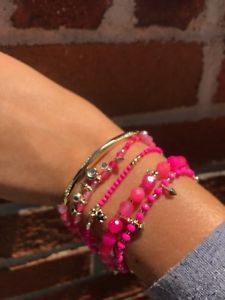 【送料無料】ブレスレット　アクセサリ―　ピンクミックスnwtケンドラスコットsupakブレスレットnwt kendra scott supak bracelet in pink agate mix