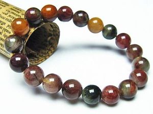 【送料無料】ブレスレット　アクセサリ―　ルチルラウンドブレスレット105mm rare 3a natural red golden rutilated quartz round bracelet gift bl2918