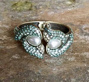【送料無料】ブレスレット　アクセサリ―　ハイジユリスワロフスキークリスタルカフブレスレットheidi daus calla lily swarovski crystal cuff bracelet ret spectacular 27,287円