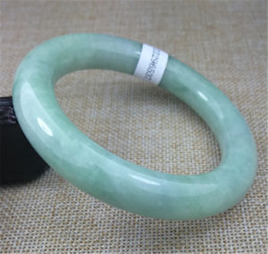 【送料無料】ブレスレット　アクセサリ&mdash;　ナチュラルエメラルドヒスイブレスレット listing certified 100 natural grade a green emerald jade bracelets 57mm｜hokushin