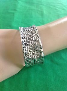 【送料無料】ブレスレット　アクセサリ―　silpada sterlingwoven mesh retired cuff braceletb1625silpada sterling silver woven mesh retired cuff bracelet b1625