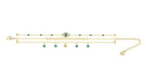 【送料無料】ブレスレット　アクセサリ&mdash;　スワロフスキーブレスレットmib 5368028swarovski last summer bracelet, goldplated crystal authentic mib 5368028｜hokushin