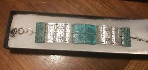 【送料無料】ブレスレット　アクセサリ―　スターリングシルバーブレスレットアーチファクトトグルsilpada sterling silver artifact bracelet b2832 patina brass green large toggle
