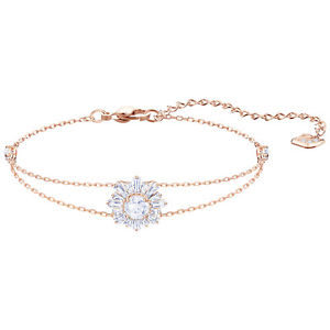 【送料無料】ブレスレット　アクセサリ―　スワロフスキーサンシャインブレスレットホワイトローズゴールドメッキドルswarovski 5451357 sunshine bracelet, white, rose gold plating rrp 149