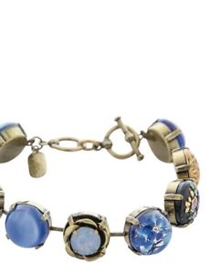 【送料無料】ブレスレット　アクセサリ―　ビクトリアボタンブレスレットvictorian trading co blue skies tomorrow button bracelet