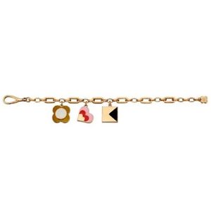 【送料無料】ブレスレット　アクセサリ―　orla kielyイェローゴールドmultiブレスレットorla kiely yellow gold plated multi charm bracelet