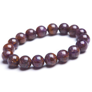 【送料無料】ブレスレット　アクセサリ―　ルチルクリスタルビーズブレスレット listingnatural rutilated quartz cacoxenite crystal beads bracelet 12mm aaa