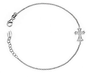 【送料無料】ブレスレット　アクセサリ―　ブレスレットアーメンクラシックシルバークロスシルバーファッションbracelet amen classic brczb3 925 silver cross zircons womens silver fashion 29,237円