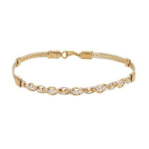 【送料無料】ブレスレット　アクセサリ―　ロナウドブレスレットｋゴールドアーティストワイヤアンプronaldo unconditional 456 bracelet 14k gold artist wire amp; silver