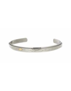 【送料無料】ブレスレット　アクセサリ&mdash;　 zoppini ステンレス18ctブレスレット zoppini stainless steel 18ct gold bracelet｜hokushin