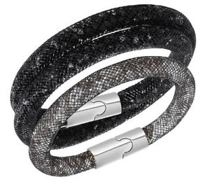 【送料無料】ブレスレット　アクセサリ&mdash;　スワロフスキースターダストブレスレットセットチョーカーサイズswarovski stardust bracelet set can be used as choker size s 5102843｜hokushin