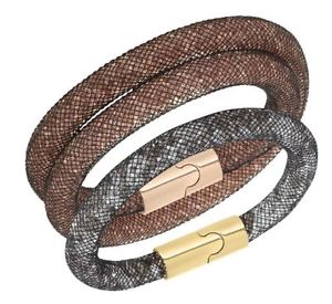 【送料無料】ブレスレット　アクセサリ―　スワロフスキースターダストブレスレットセットチョーカーサイズswarovski stardust bracelet set can be used as choker size s 5102845