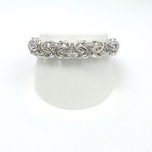 【送料無料】ブレスレット　アクセサリ&mdash;　ニュースターリングビザンチントルコロープリンクブレスレット75319gr sterling silver byzantine turkish rope link bracelet 75 319gr｜hokushin
