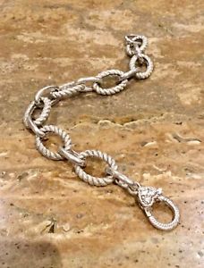 【送料無料】ブレスレット　アクセサリ&mdash;　judith ripkasterling925textured link bracelet fabulousjudith ripka sterling silver 925 textured link bracelet fabulous｜hokushin
