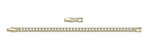 【送料無料】ブレスレット　アクセサリ―　スワロフスキースクエアブレスレットクリスタルクリアswarovski square bracelet, timeless goldplated clear crystal mib 5040051
