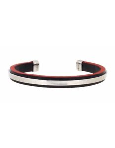 【送料無料】ブレスレット アクセサリ― スポーツブレスレット zoppini sport red leather bracelet