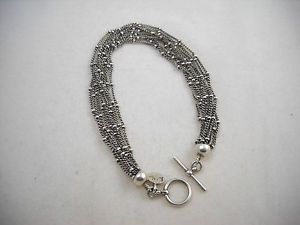 【送料無料】ブレスレット　アクセサリ―　ベイトイスラエルブレスレットbeit nir israeli designed multichain sterling bracelet 725 beautiful
