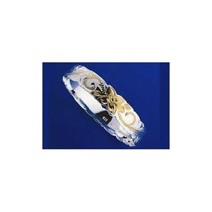 【送料無料】ブレスレット アクセサリ― アージェントブレスレットプルメリアトンargent 925 hawaen bracelet princesse plumeria volutes dcoupes 15mm 2 tons