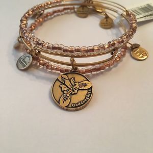 【送料無料】ブレスレット アクセサリ— アレックスシービーズブレスレットalex and ani goddaughter amp; two sand shimmering sea bead bracelet set in rg nwt|hokushin