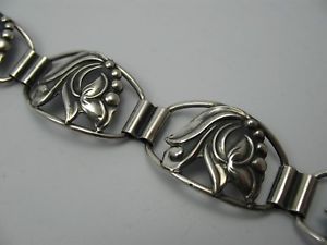 【送料無料】ブレスレット アクセサリ— スカンジナビアアールデコ830scandinavia beautiful floral art deco 830 silver bracelet|hokushin