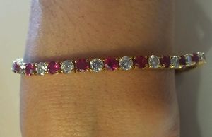 【送料無料】ブレスレット　アクセサリ―　テニスブレスレットtennis bracelet 25,906円